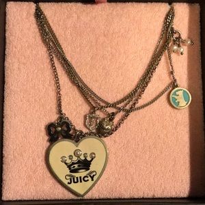 Juicy couture charm necklace